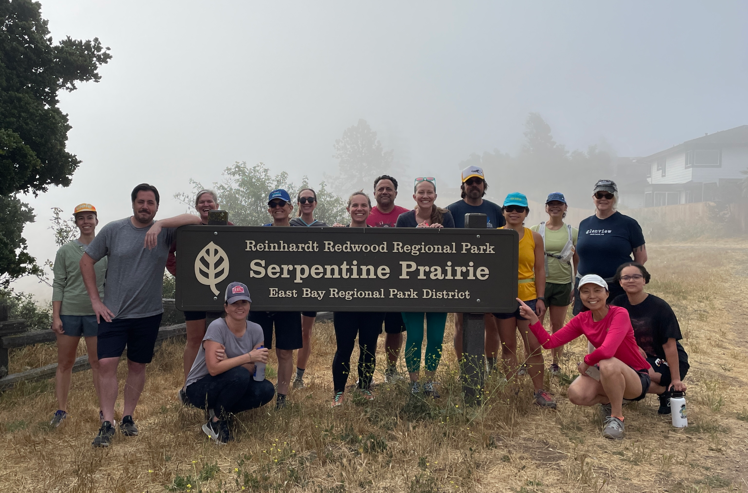 LMRC Sunday trail run group in East Bay hills